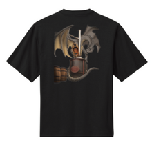 Load image into Gallery viewer, Oversized Dragon's Milk Origin Black Tee