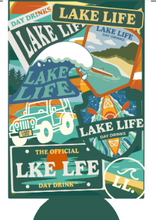 Load image into Gallery viewer, Lake Life Day Drinks Koozie