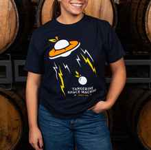 Load image into Gallery viewer, Tangerine Space Machine Spaceship Tee