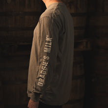 Load image into Gallery viewer, SALE - Vintage Dragon's Milk Long Sleeve Grey Tee