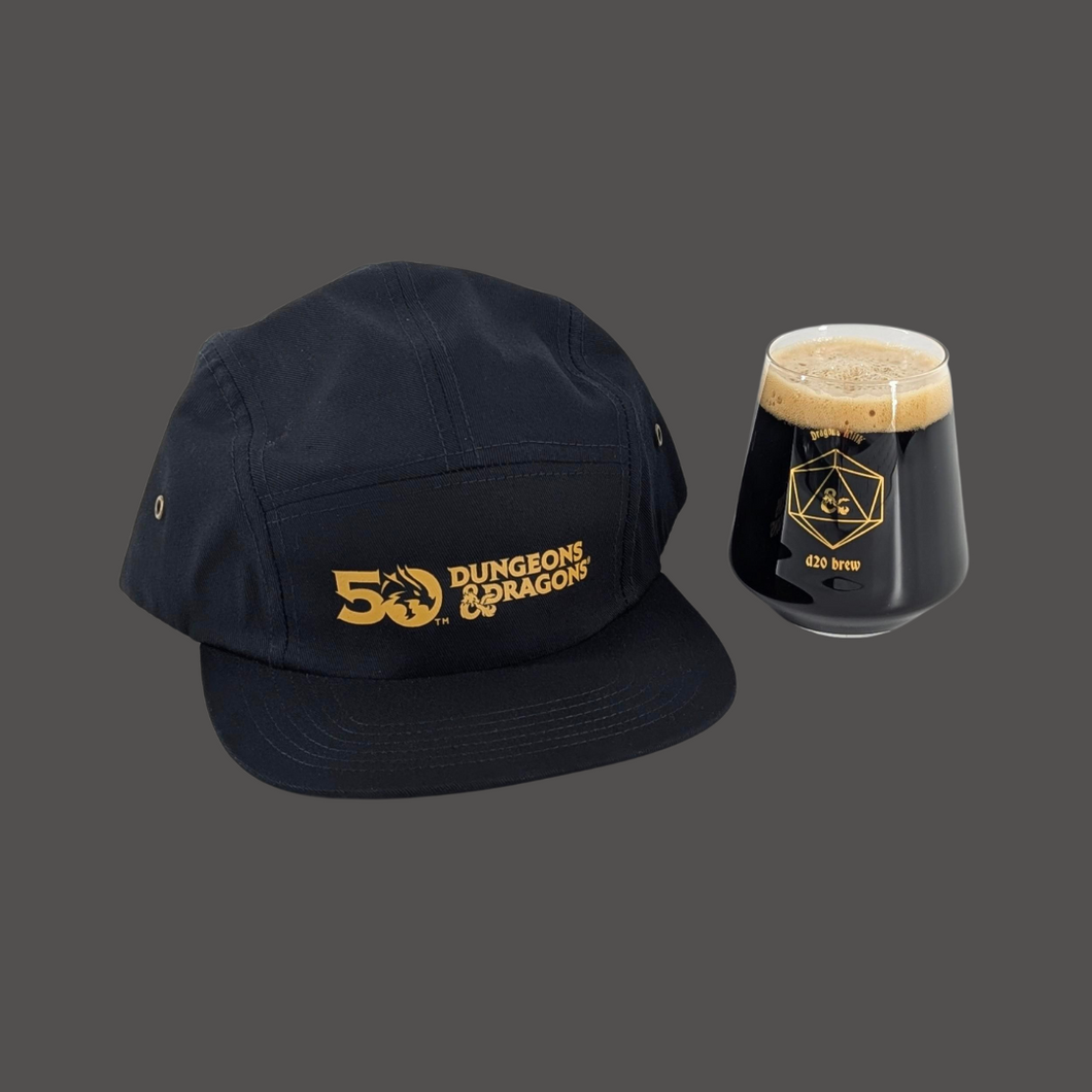 Dungeons & Dragons x Dragon's Milk Hat and Snifter Bundle