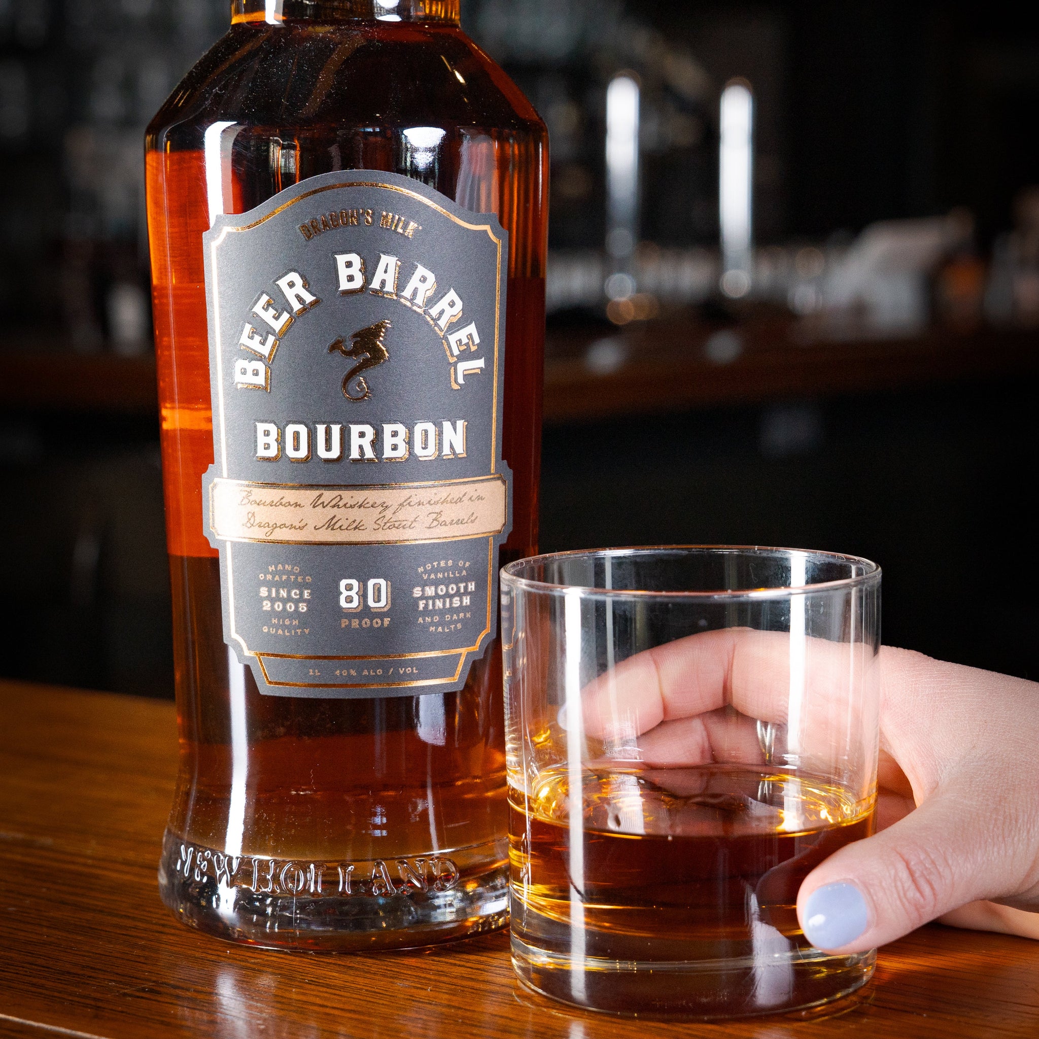 Beer Barrel Bourbonのボトル画像
