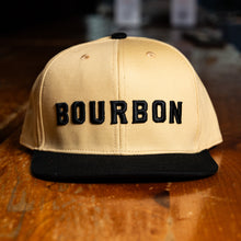 Load image into Gallery viewer, Dragon&#39;s Milk Bourbon Tan &amp; Black Flat Bill Hat
