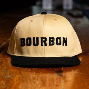 Dragon's Milk Bourbon Tan & Black Flat Bill Hat