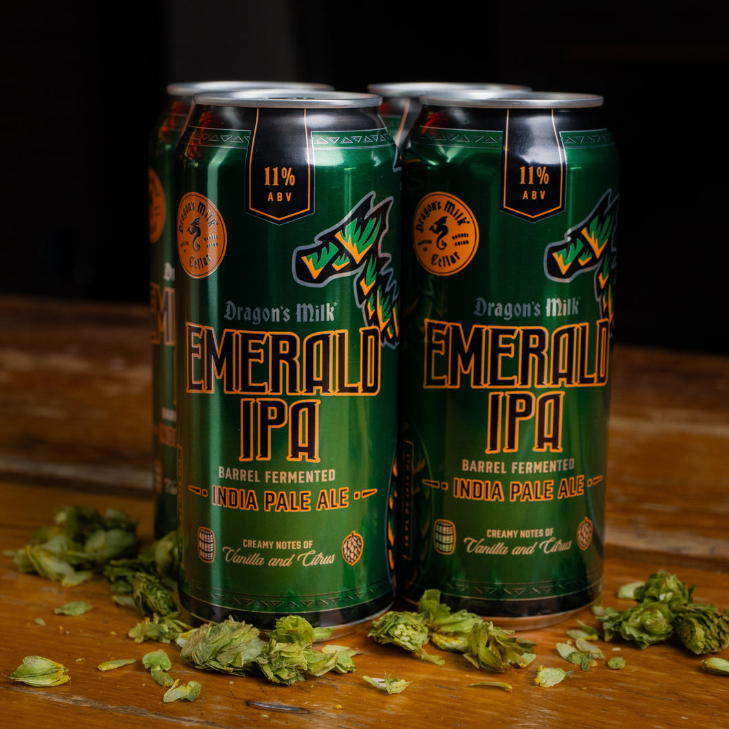 Dragon's Milk Emerald IPA Cans