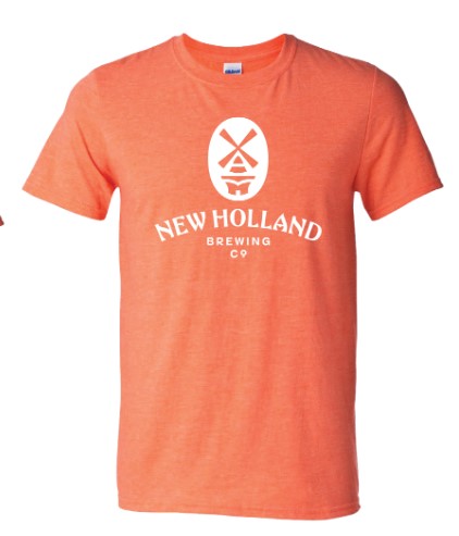 New Holland Brewing Co. Heather Orange Tee