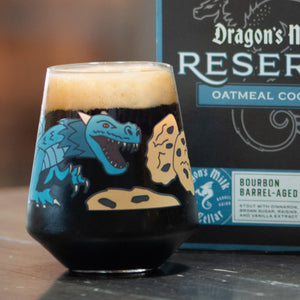 Custom Dragon's Milk Reserve Oatmeal Cookie 2023 Glass