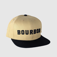 Load image into Gallery viewer, Dragon&#39;s Milk Bourbon Tan &amp; Black Flat Bill Hat
