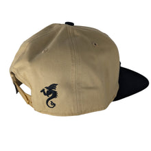 Load image into Gallery viewer, Dragon&#39;s Milk Bourbon Tan &amp; Black Flat Bill Hat
