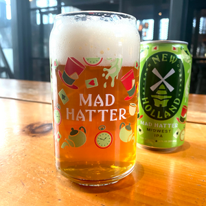 Mad Hatter 16oz Beer Glass