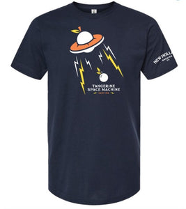 Tangerine Space Machine Spaceship Tee