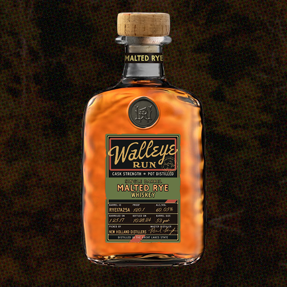 Walleye Run Whiskey Malted Rye Single Barrel