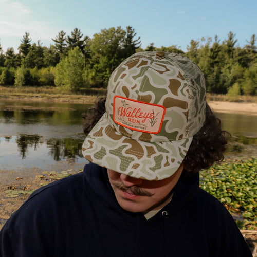 Walleye Run Camo Tucker Hat