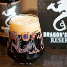 Load image into Gallery viewer, Custom Dragon&#39;s Milk Reserve Coffee Chocolate 2023 Glass
