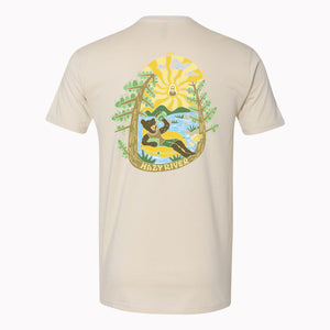 SALE - Hazy River T-shirt - Woosah Artist Collab