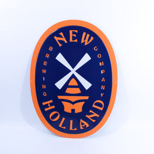 New Holland Brewing Co. Oval Tin Tacker