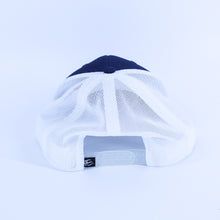 Load image into Gallery viewer, SALE - Navy/Orange Windmill Logo Trucker Hat
