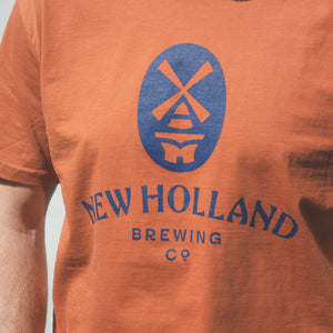SALE - New Holland Classic T-shirt - Copper Short Sleeve