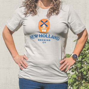 SALE - New Holland Classic T-shirt - Silver Short Sleeve