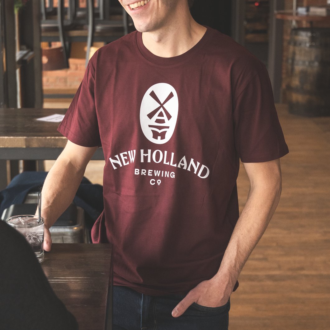 New Holland Brewing Co. Classic T-Shirt - Burgundy