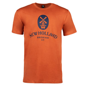 SALE - New Holland Classic T-shirt - Copper Short Sleeve