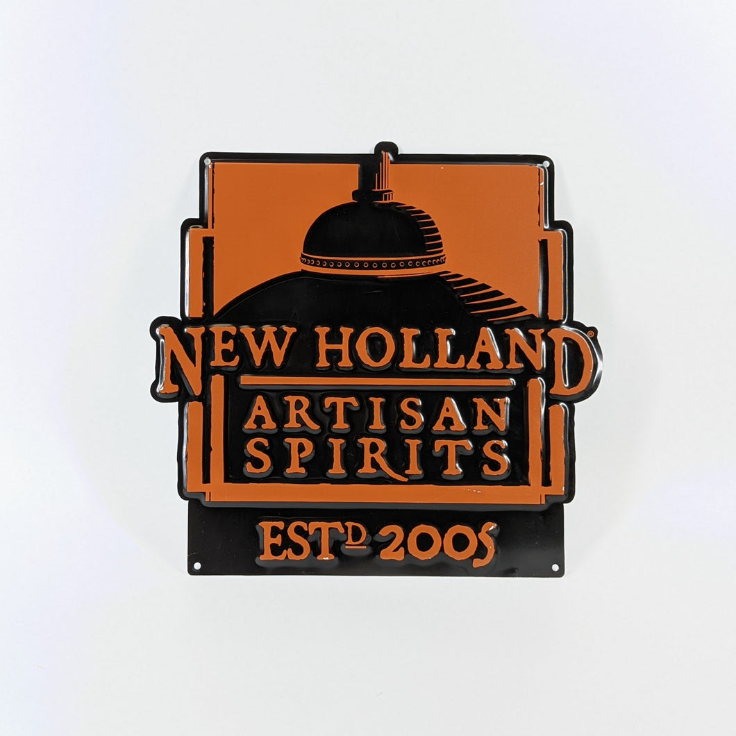 SALE - Vintage New Holland Spirits Tin Tacker